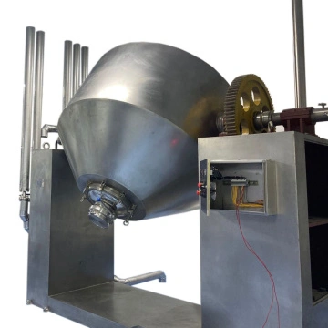 Máquina de secagem a vácuo rotativa de cone duplo